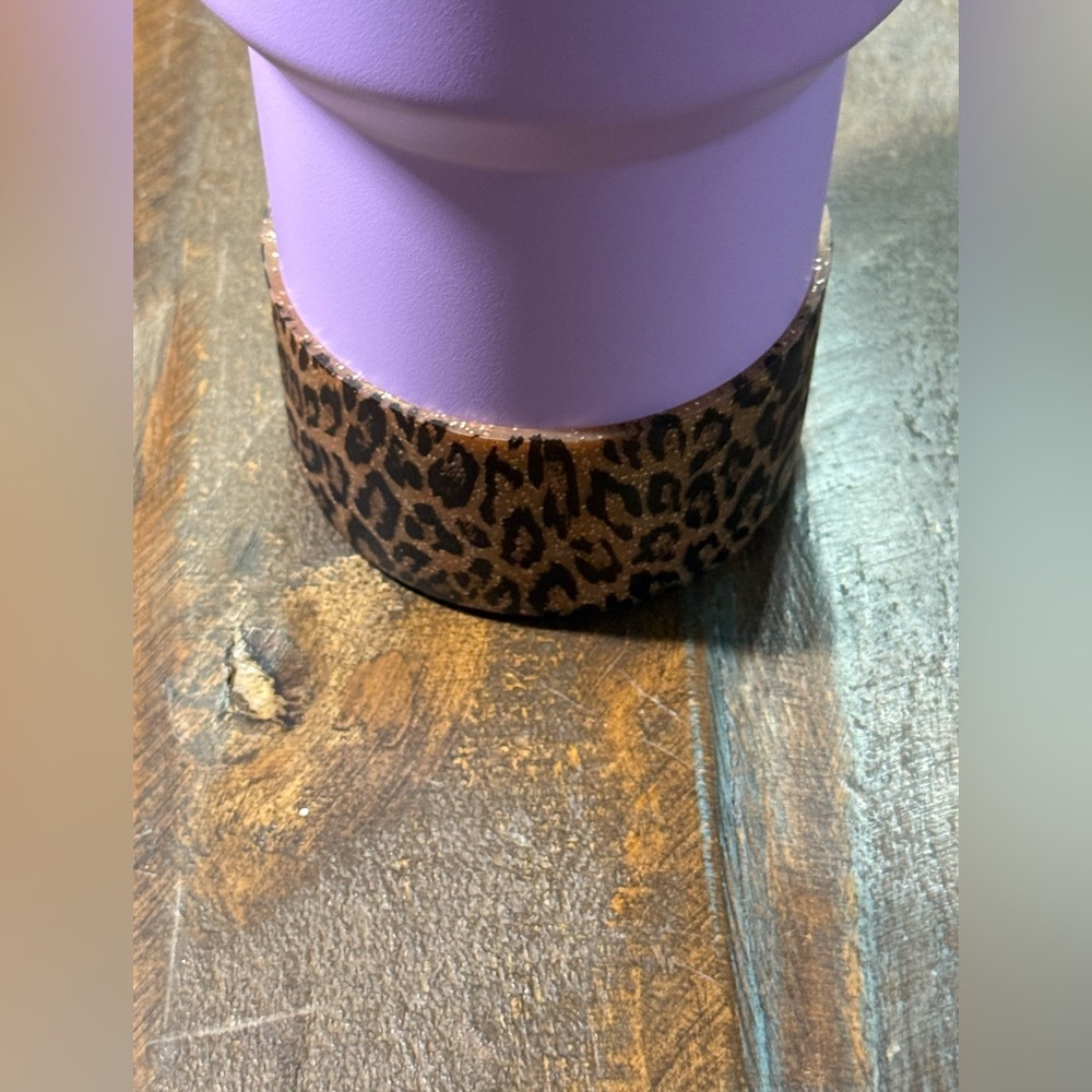 Stanley Leopard Accessory Set ( DOES NOT INCLUDE STANLEY CUP) - Picture 3 of 5